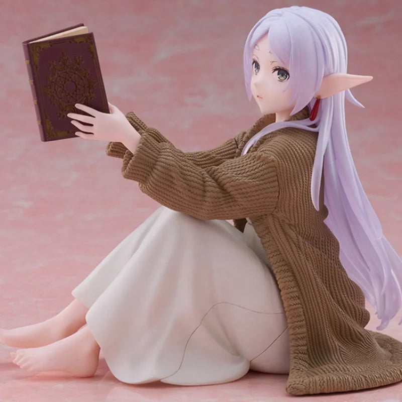 Taito Frieren Beyond Journey'S End Anime Figure Frieren Reading Action Pvc Models Collectible Customized Toys Statue Kids Gifts Taito Frieren Beyond Journey'S End Anime Figure Frieren Reading Action Pvc Models Collectible Customized Toys Statue Kids Gifts